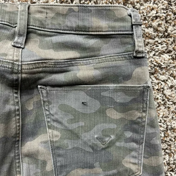 Hudson Barbara Super Skinny Camo Jeans - Picture 5 of 7